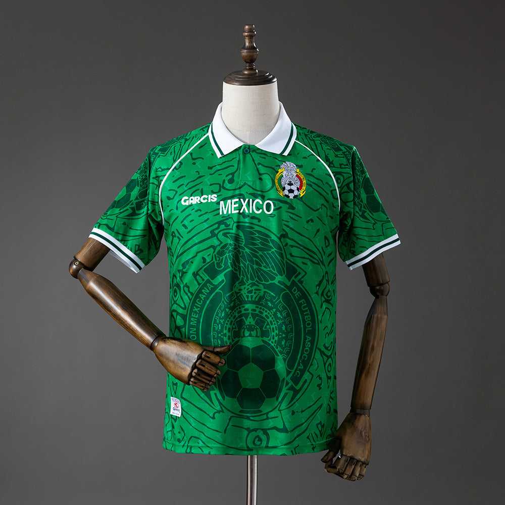 Camisa I Retrô Seleção México 99/00 Modelo Torcedor