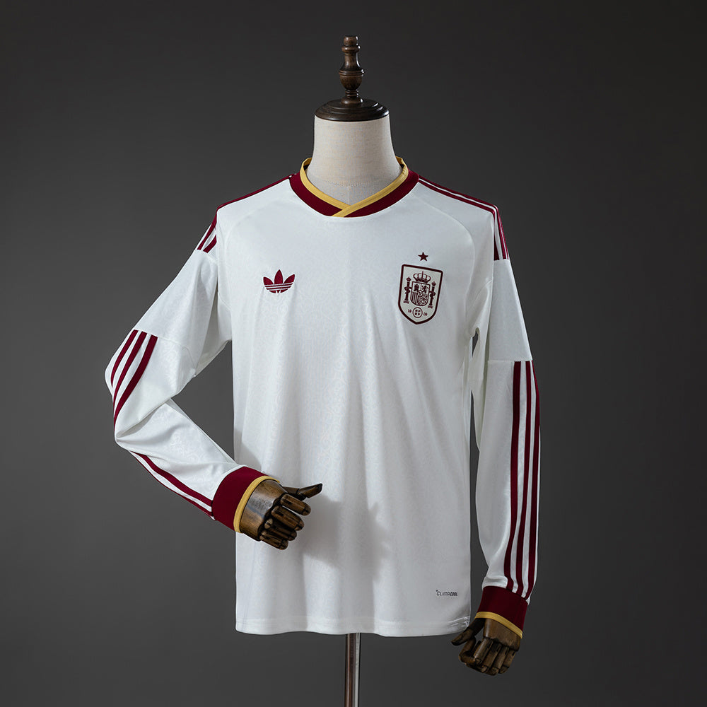 Camisa II Manga Longa Seleção Espanha 26/27 Modelo Torcedor