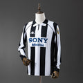 Camisa I Retrô Manga Longa Juventus 97/98 Modelo Torcedor