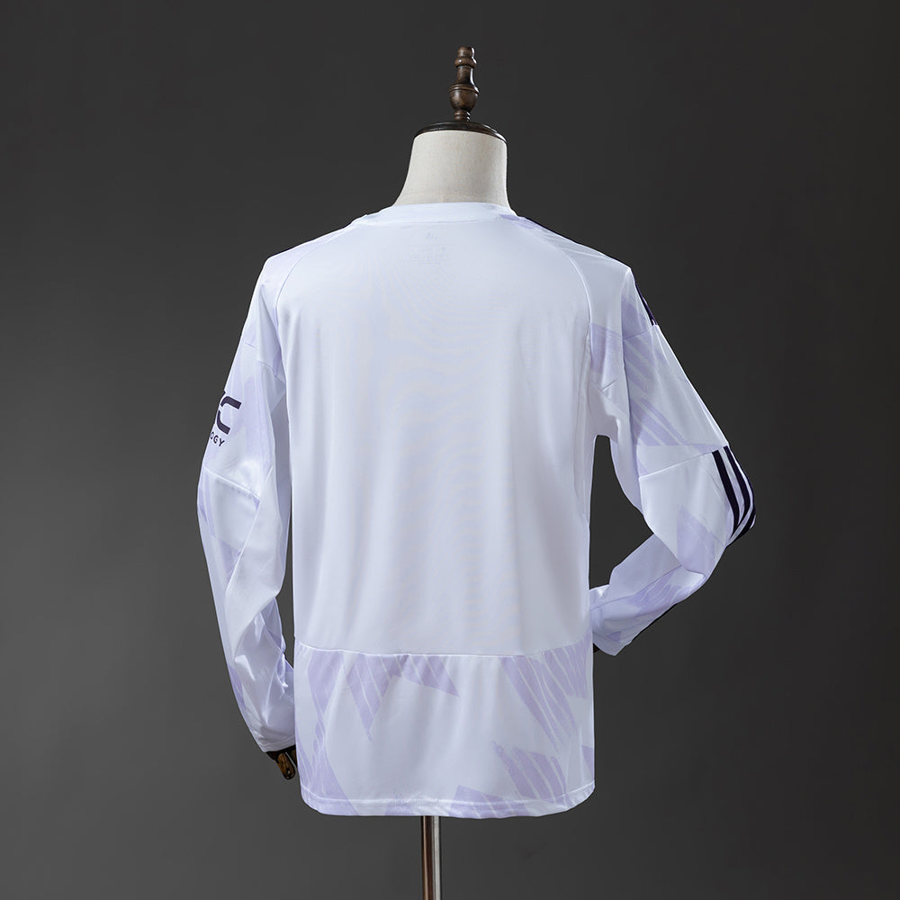 Camisa II Manga Longa Manchester United 25/26 Modelo Torcedor