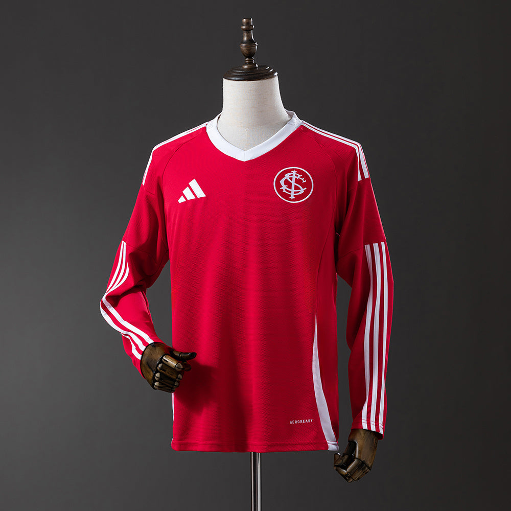 Camisa I Manga Longa Internacional 25/26 Modelo Torcedor