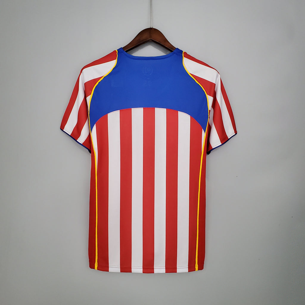 Camisa I Retrô Atlético de Madrid 04/05 Modelo Torcedor