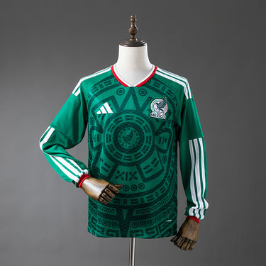 Camisa I Manga Longa Seleção México 26/27 Modelo Torcedor