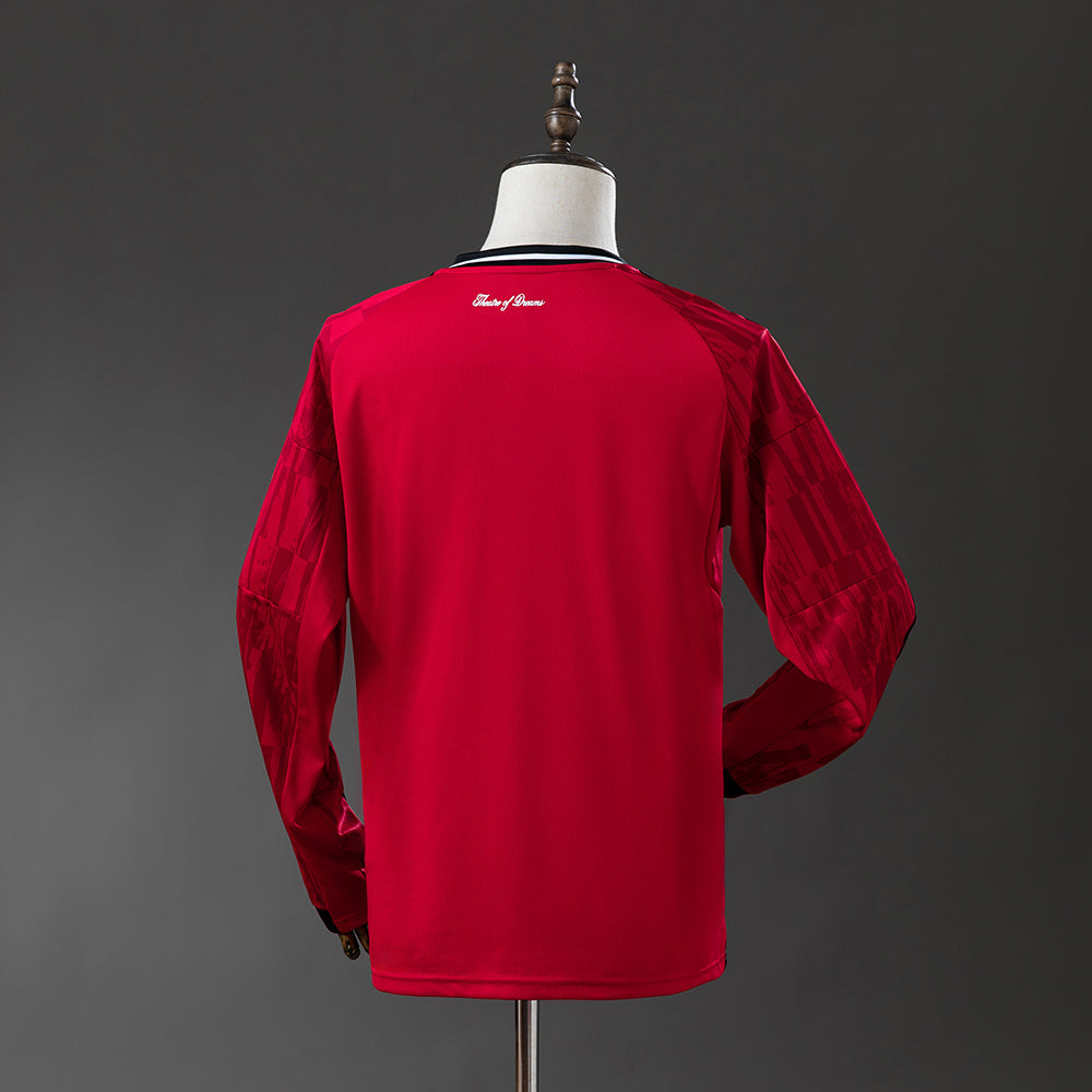Camisa I Manga Longa Manchester United 25/26 Modelo Torcedor
