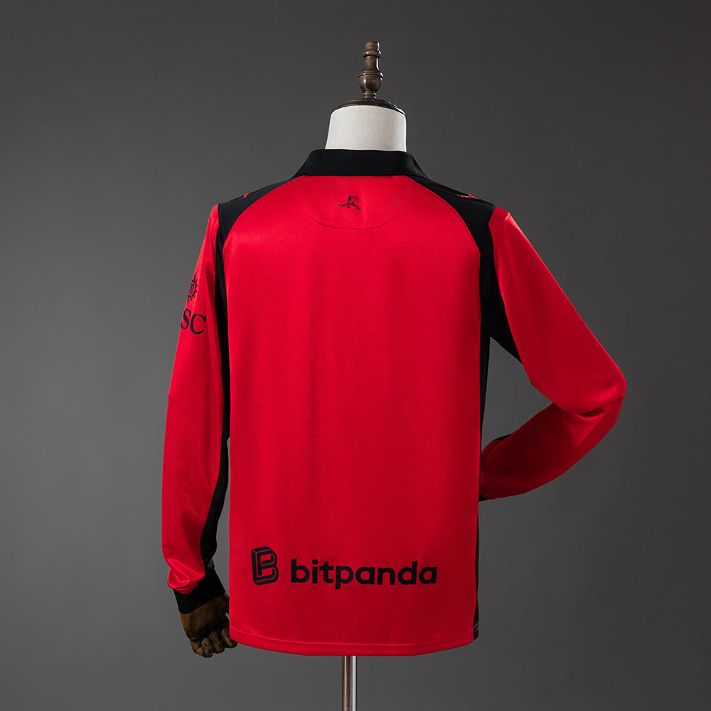 Camisa Manga Longa IV Milan x Slam Jam 25/26 Modelo Torcedor