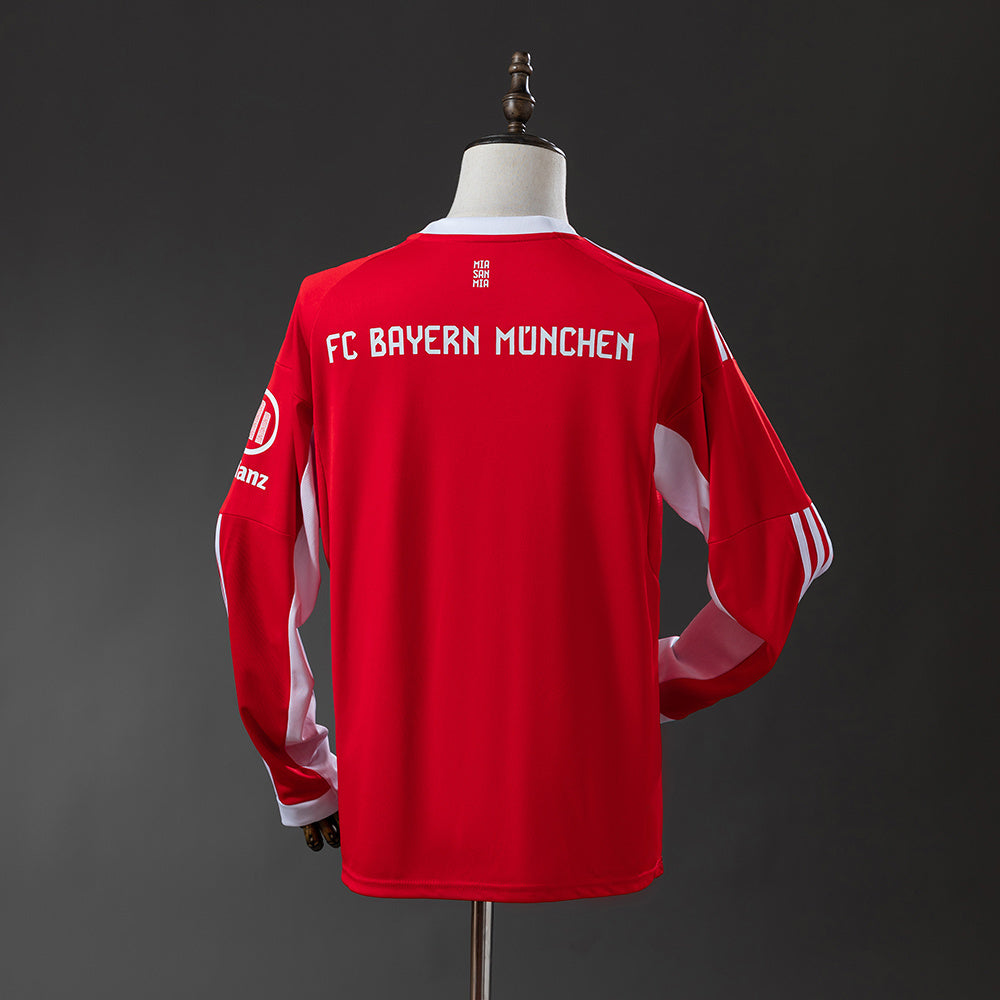 Camisa I Manga Longa Bayer de Munique 25/26 Modelo Torcedor
