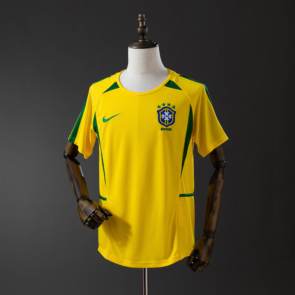 Camisa Retrô Seleção Brasil 01/02 Modelo Torcedor