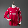 Camisa I Manga Longa Liverpool 25/26 Modelo Torcedor