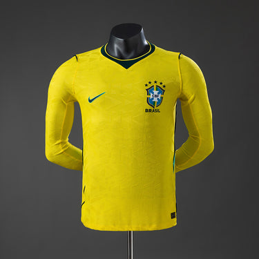 Camisa I Manga Longa Seleção Brasil 26/27 Modelo Jogador