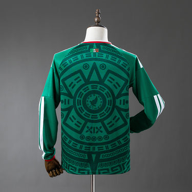 Camisa I Manga Longa Seleção México 26/27 Modelo Torcedor